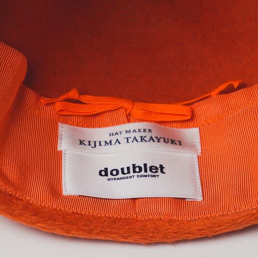 「ダブレット」の遊び心を「キジマタカユキ」が形にした、ニット帽みたいなフェルトハット - 20枚目の画像