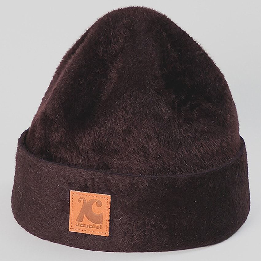 「ダブレット」の遊び心を「キジマタカユキ」が形にした、ニット帽みたいなフェルトハット - 5枚目の画像