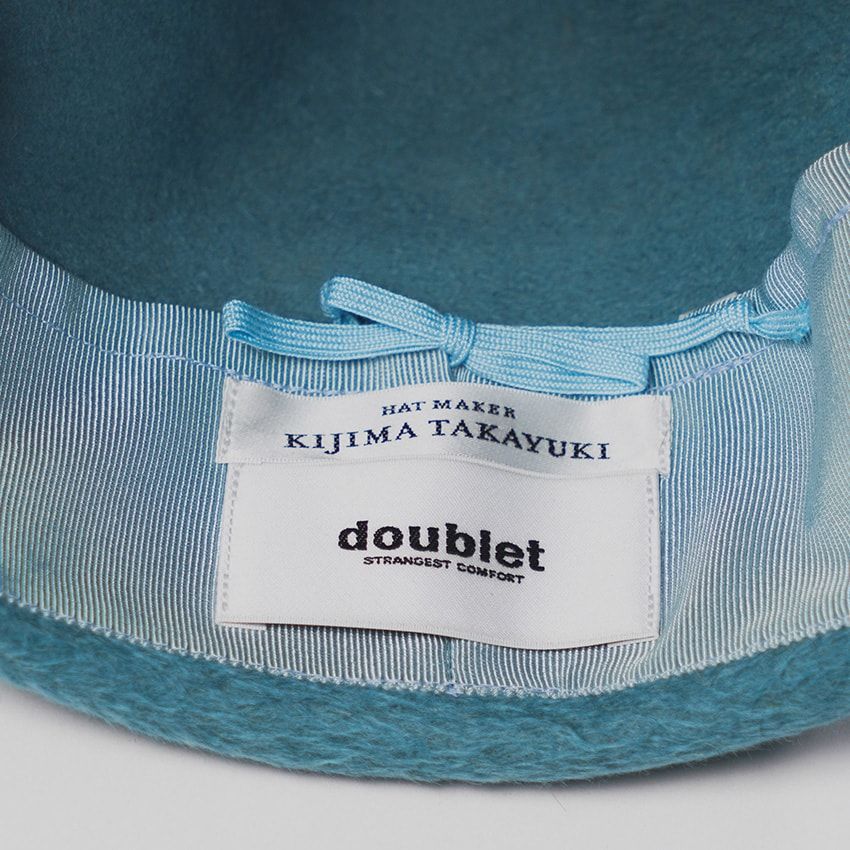 「ダブレット」の遊び心を「キジマタカユキ」が形にした、ニット帽みたいなフェルトハット - 22枚目の画像