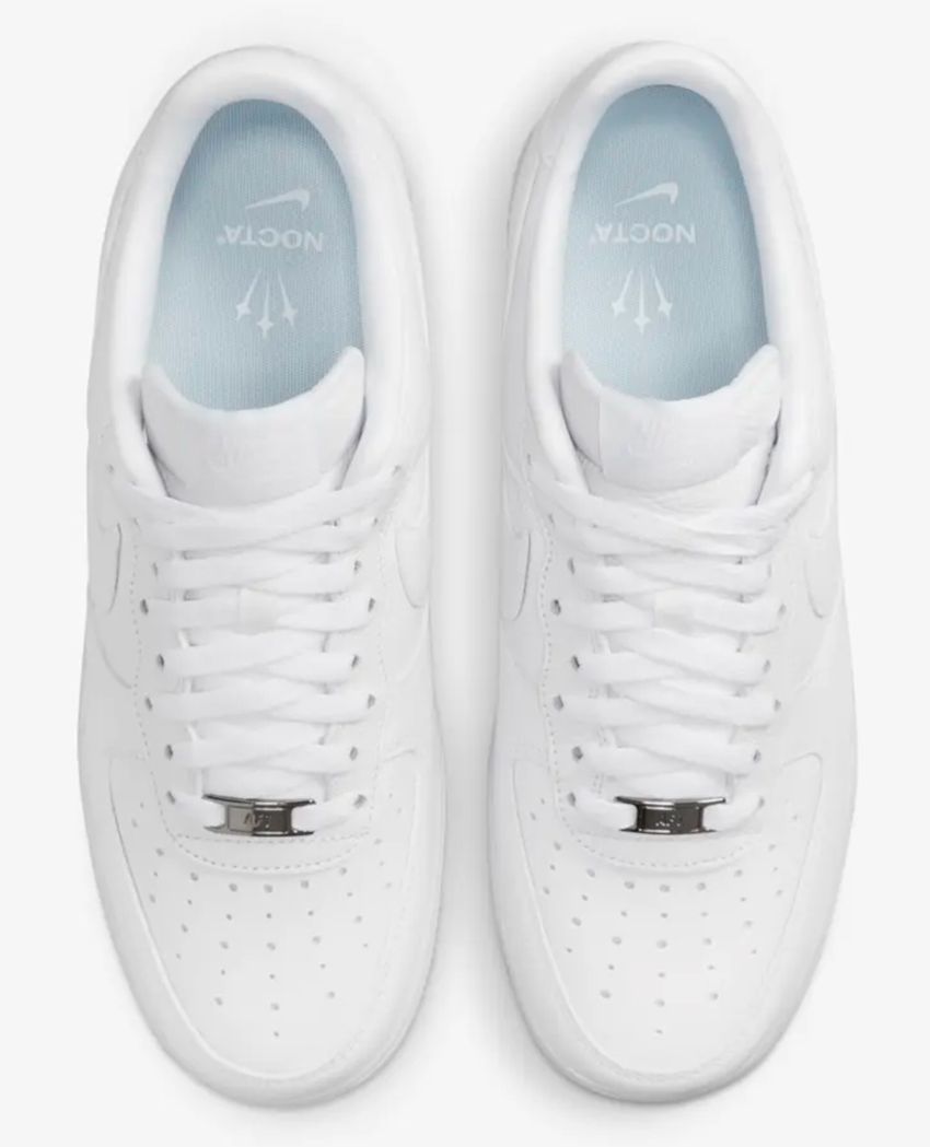 一見いつものオールホワイト。変更点は……ドレイクの「エア フォース 1 」再販！ - 3枚目の画像