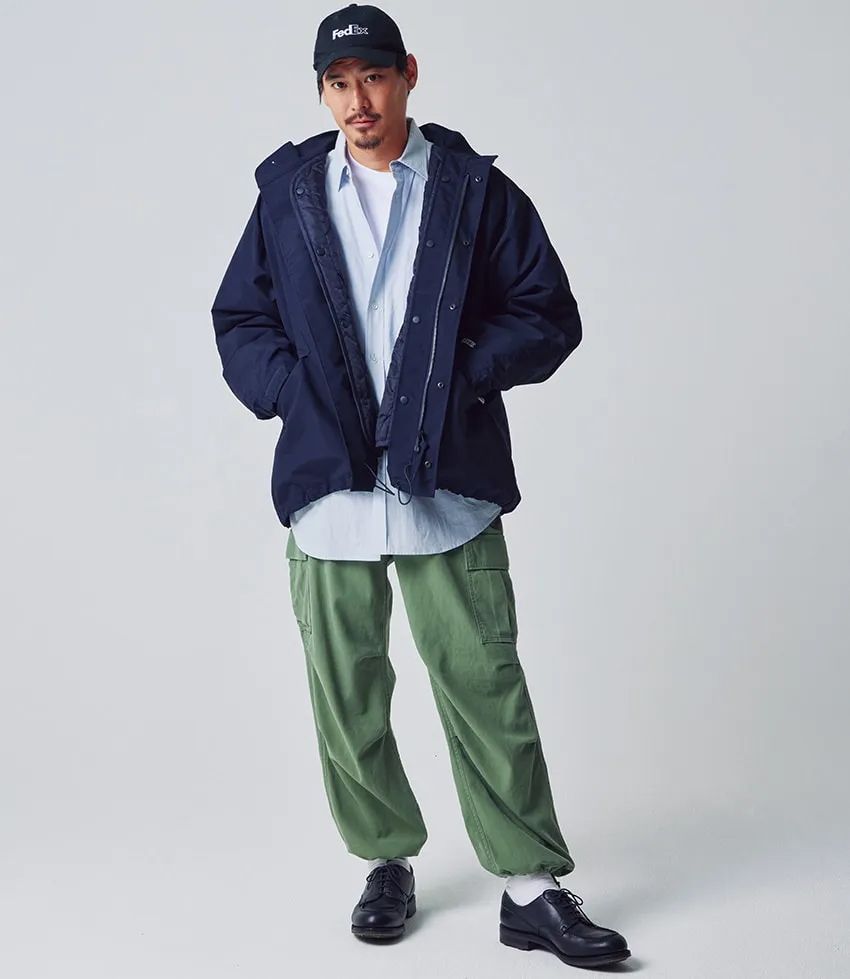 【本誌掲載】水上剣星さんの大人カジュアルな“青コーデ”6選！ダウン、シェル、デニム…… - 3枚目の画像