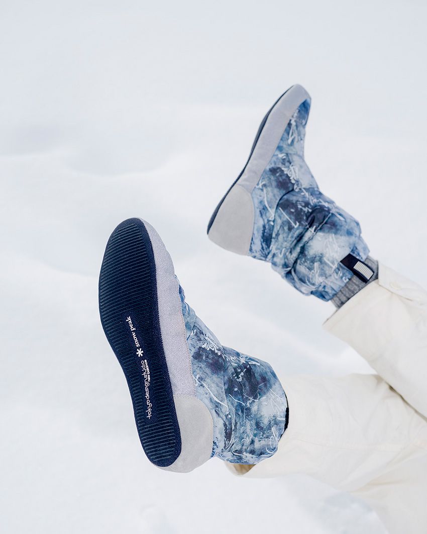 雨ニモ雪ニモマケナイ「ニューバランス×スノーピーク」のスノーブーツ。“輪かんじき”も製作！ - 3枚目の画像