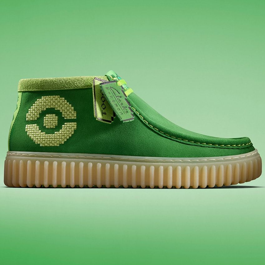 “ポケモンカラー”を纏った「クラークス」は必ずGETだぜ！ レトロなピクセルアートも注目 - 4枚目の画像