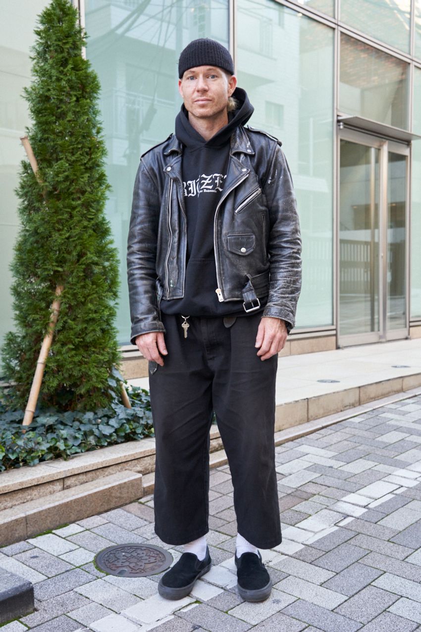 革ジャンが似合う30代、40代の男たち9名。人気ブランドとコーデ術をスナップで - 9枚目の画像