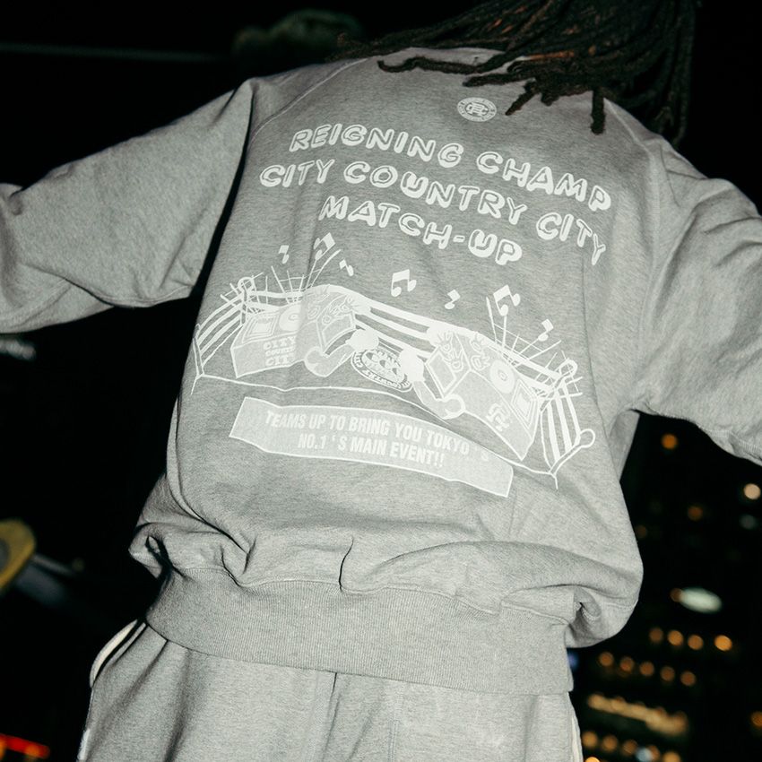 初コラボ「レイニングチャンプ×シティー カントリー シティー」による秀逸グラフィックのスウェット - 13枚目の画像