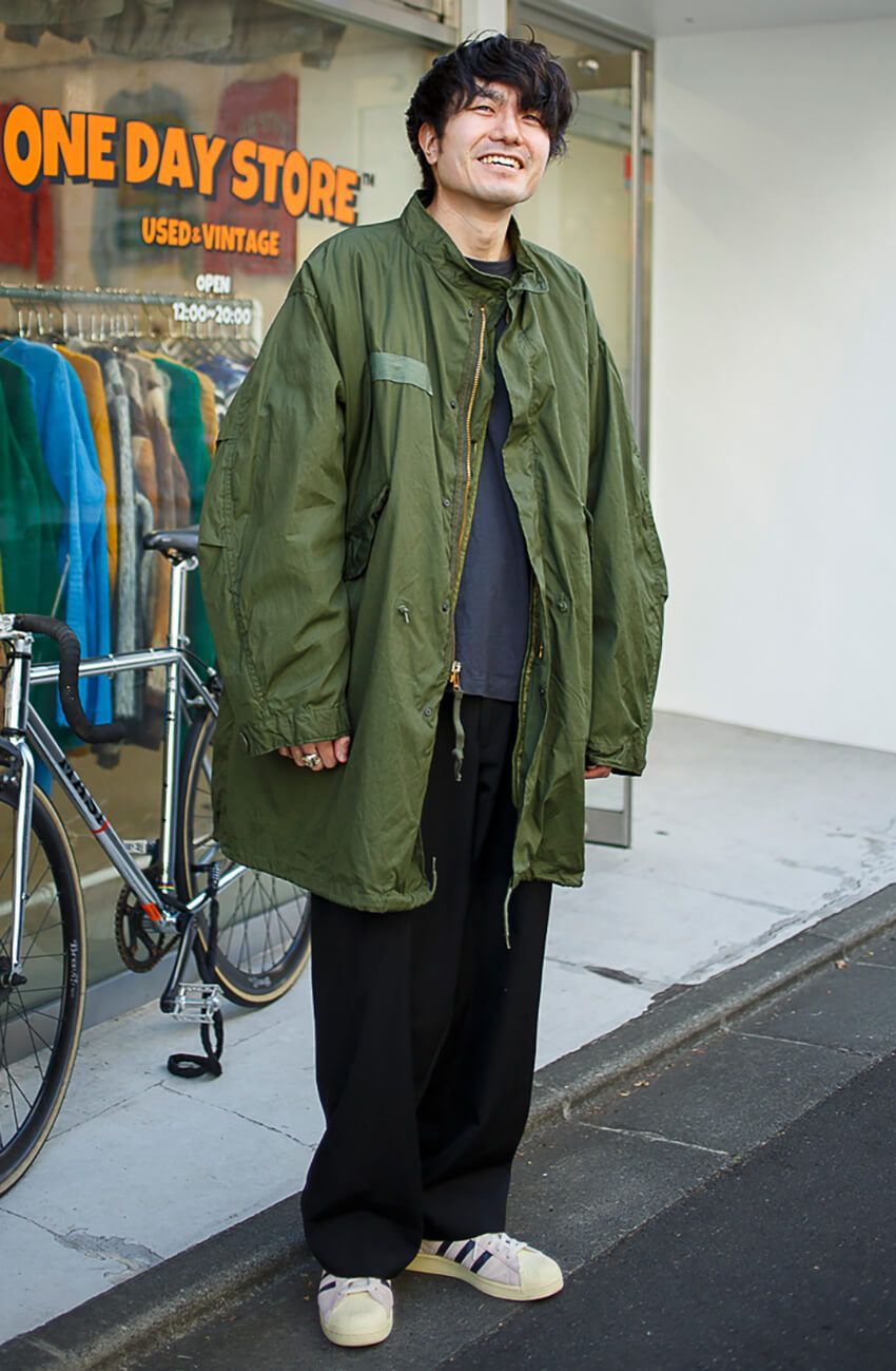 「ミリタリーアウターは古着派」8名を街角でスナップ。20代、30代、40代の着こなしを紹介！ - 4枚目の画像
