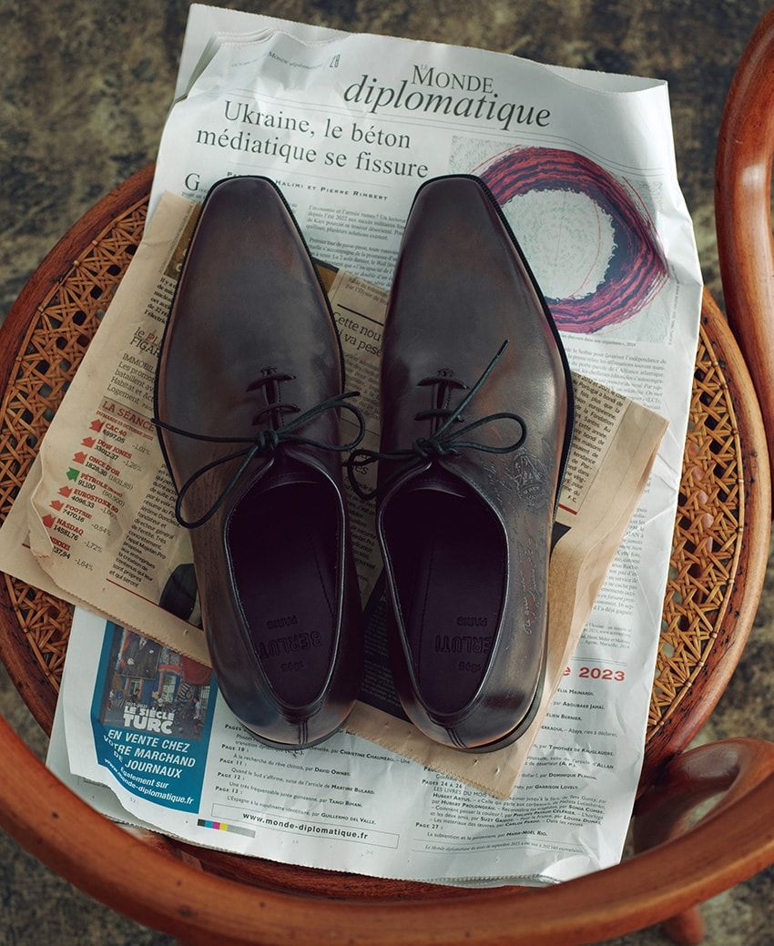 どんなスタイルにも馴染む「ベルルッティ」の肖像。着流しスーツも、アウトドアな着こなしも - 3枚目の画像