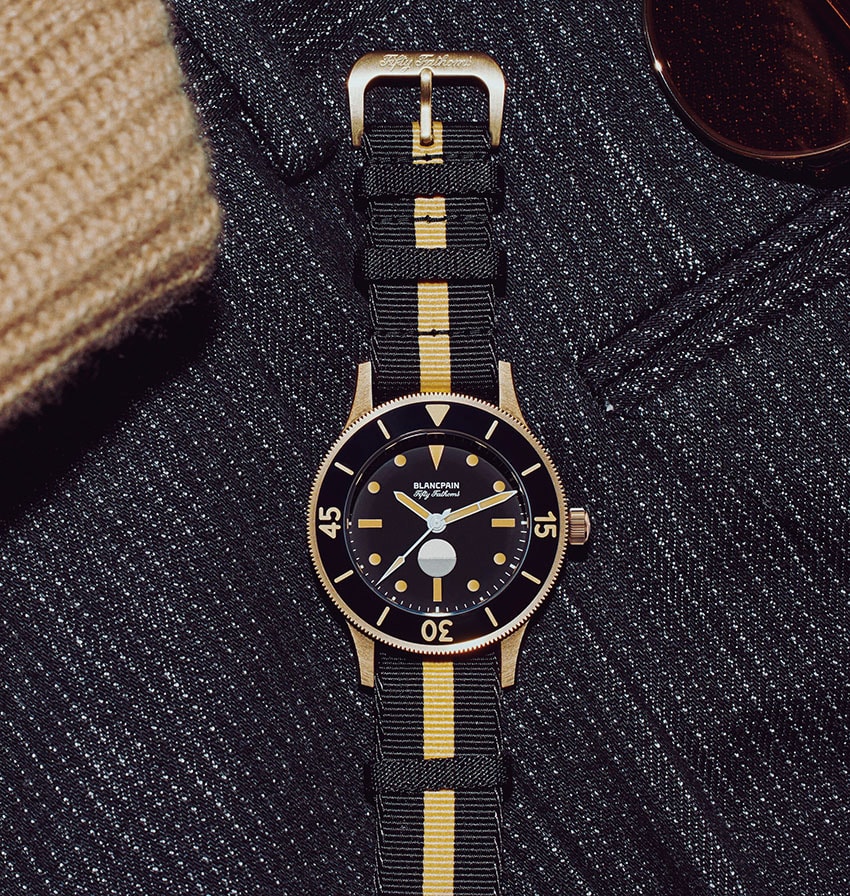 美品】フランス海軍 フィフティファゾムス 機械式レプリカ時計 美品