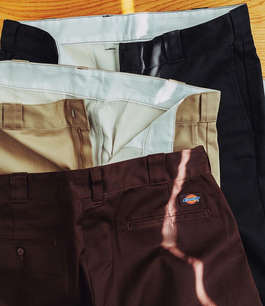 ロンハーマン別注ディッキーズは“ぬくぬく”仕様。フランネル裏地でヒヤッとしない一本 - 1枚目の画像