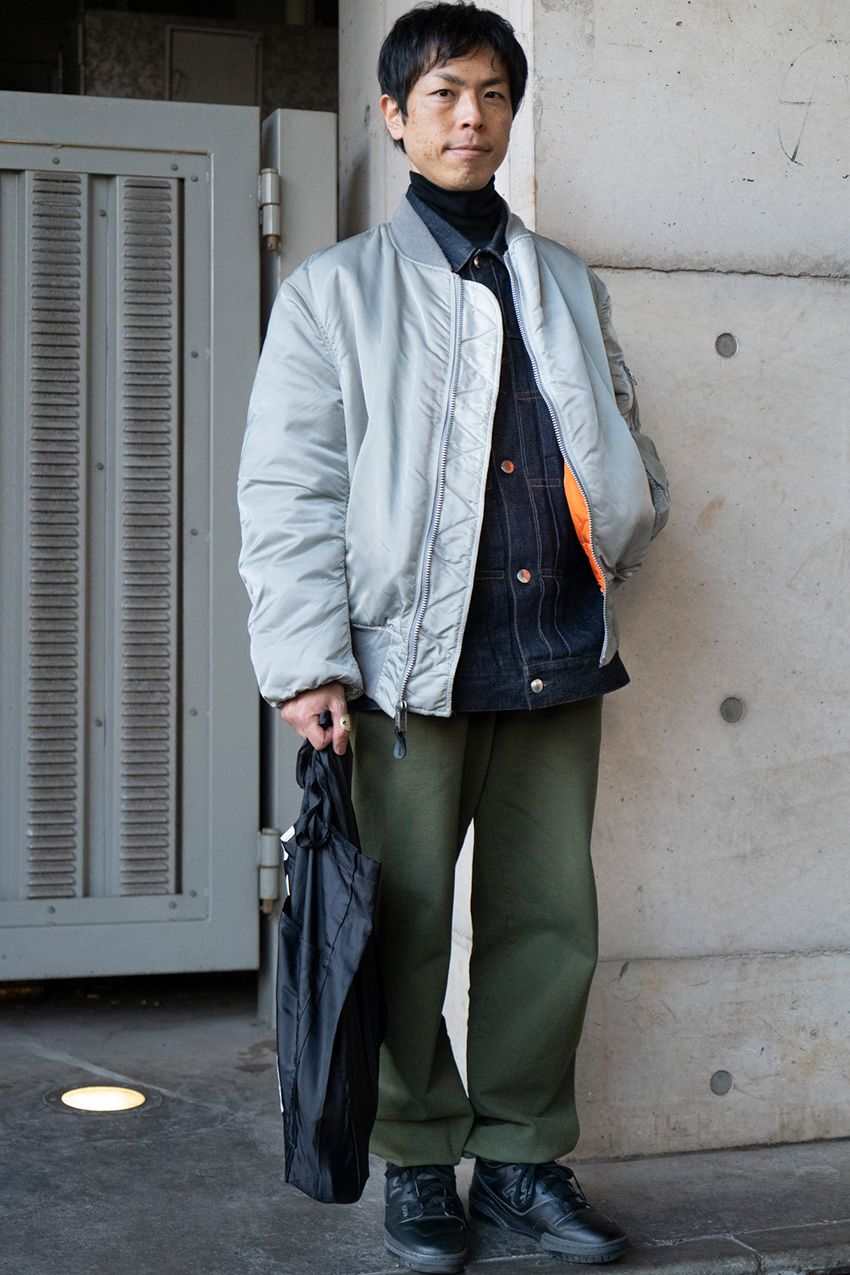 ミリタリーアウターが似合う30代、40代をスナップで。愛用モデルはMA-1、M-65…… - 8枚目の画像