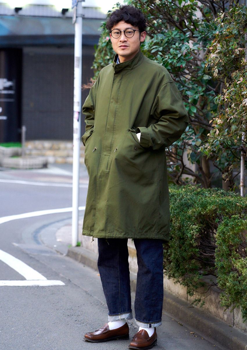 ミリタリーアウターが似合う30代、40代をスナップで。愛用モデルはMA-1、M-65…… - 1枚目の画像