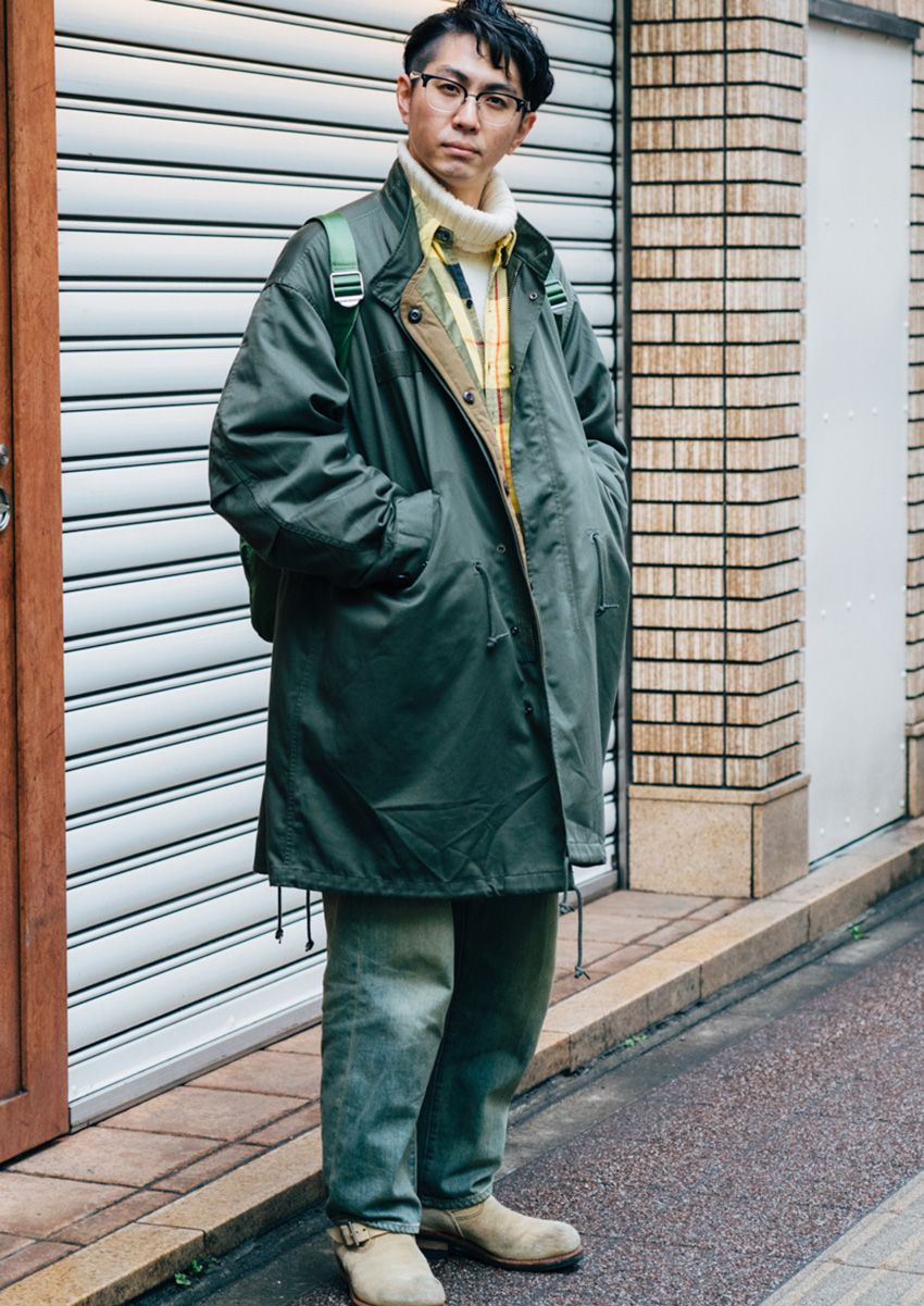 ミリタリーアウターが似合う30代、40代をスナップで。愛用モデルはMA-1、M-65…… - 6枚目の画像