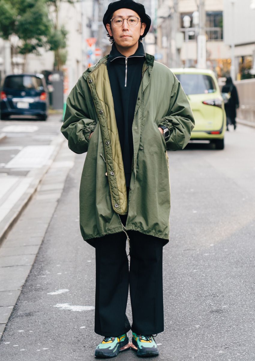 ミリタリーアウターが似合う30代、40代をスナップで。愛用モデルはMA-1、M-65…… - 5枚目の画像