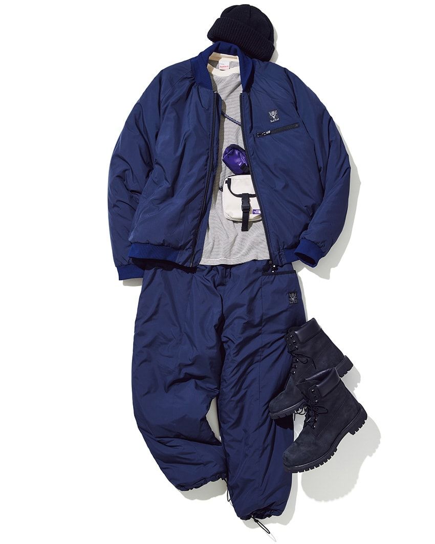 真冬に効く“アウター以外”のダウン活用法。靴にパンツに、マフラーも！ - 5枚目の画像