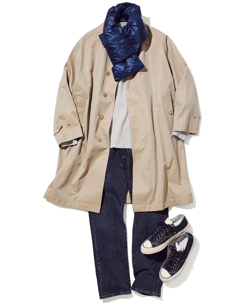 真冬に効く“アウター以外”のダウン活用法。靴にパンツに、マフラーも！ - 7枚目の画像