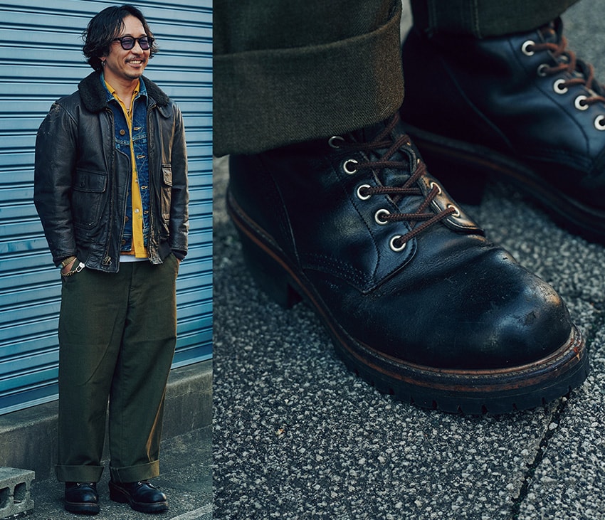 筆頭はやっぱり「レッドウィング」。質実剛健なブーツの愛用者を多数