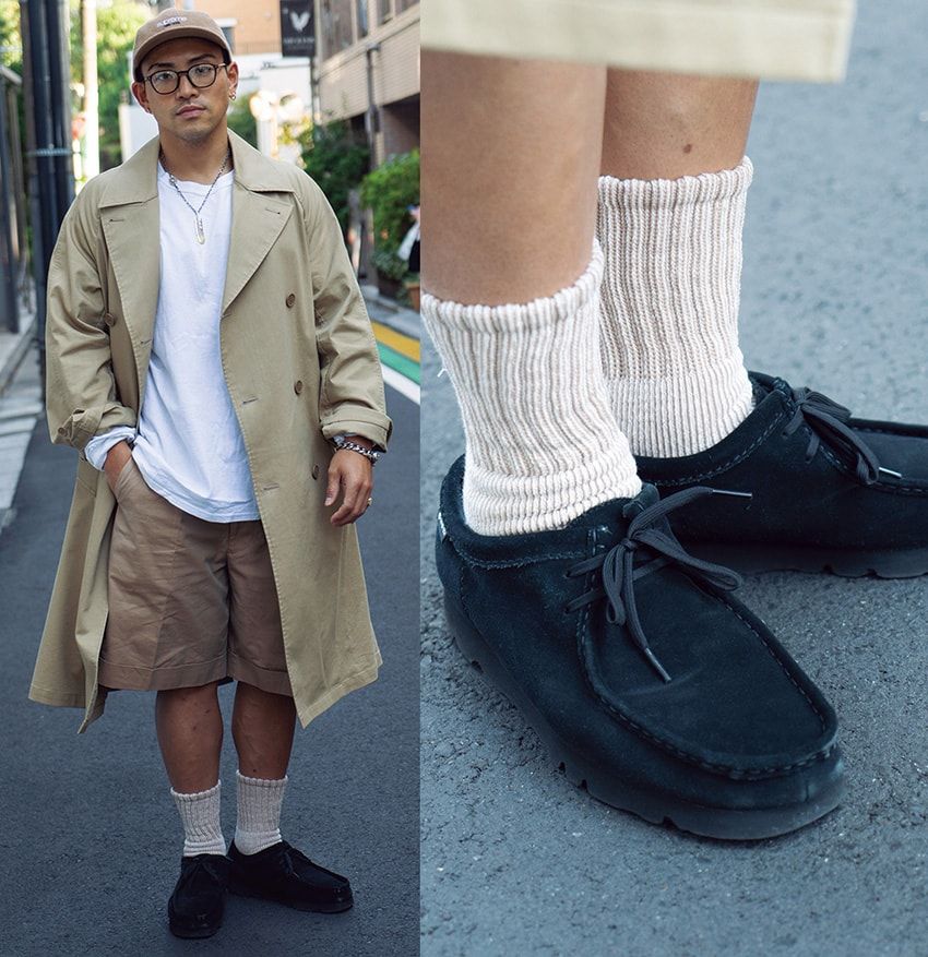 街角で見た「クラークス」事情。スタイルを問わず人気だったのは“黒のワラビー”だ！ - 3枚目の画像