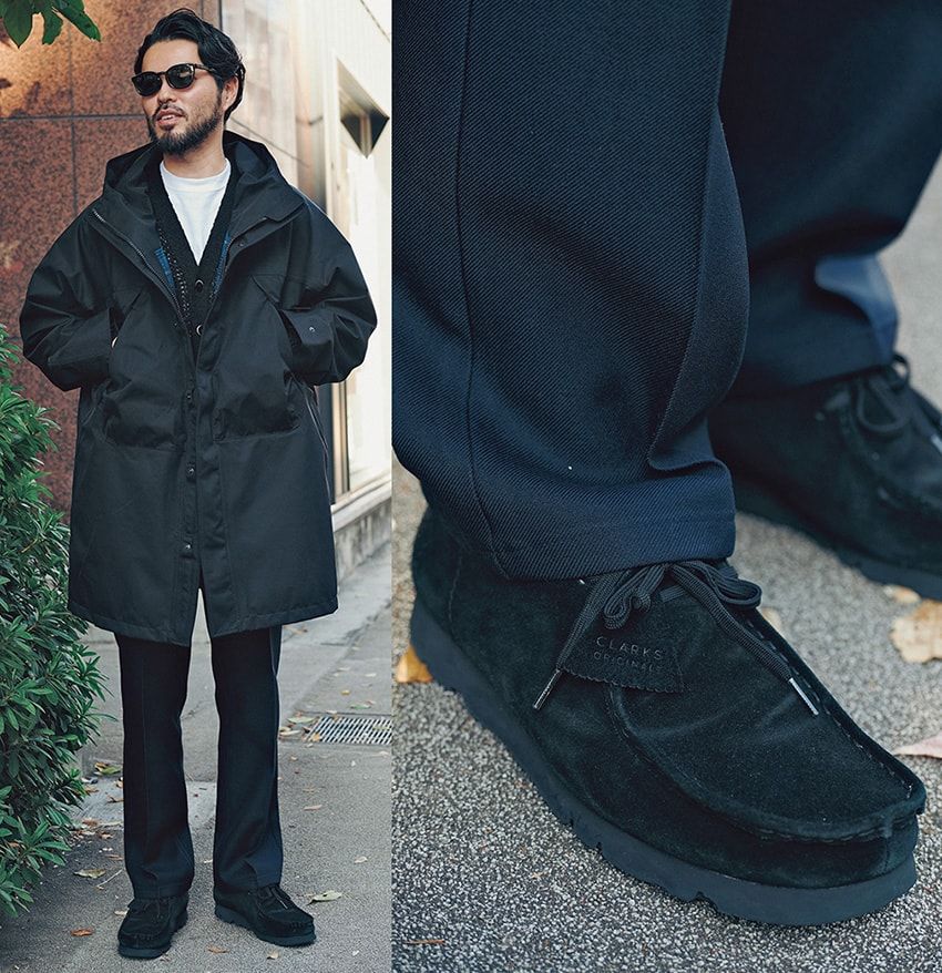 街角で見た「クラークス」事情。スタイルを問わず人気だったのは“黒のワラビー”だ！ - 9枚目の画像