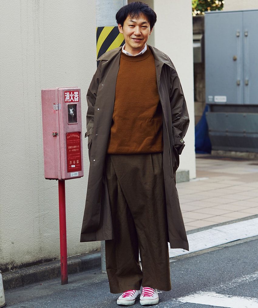 アウター別に見る“ワイドパンツ攻略術”。ロングコートからジャケットまでイッキ見！ - 8枚目の画像
