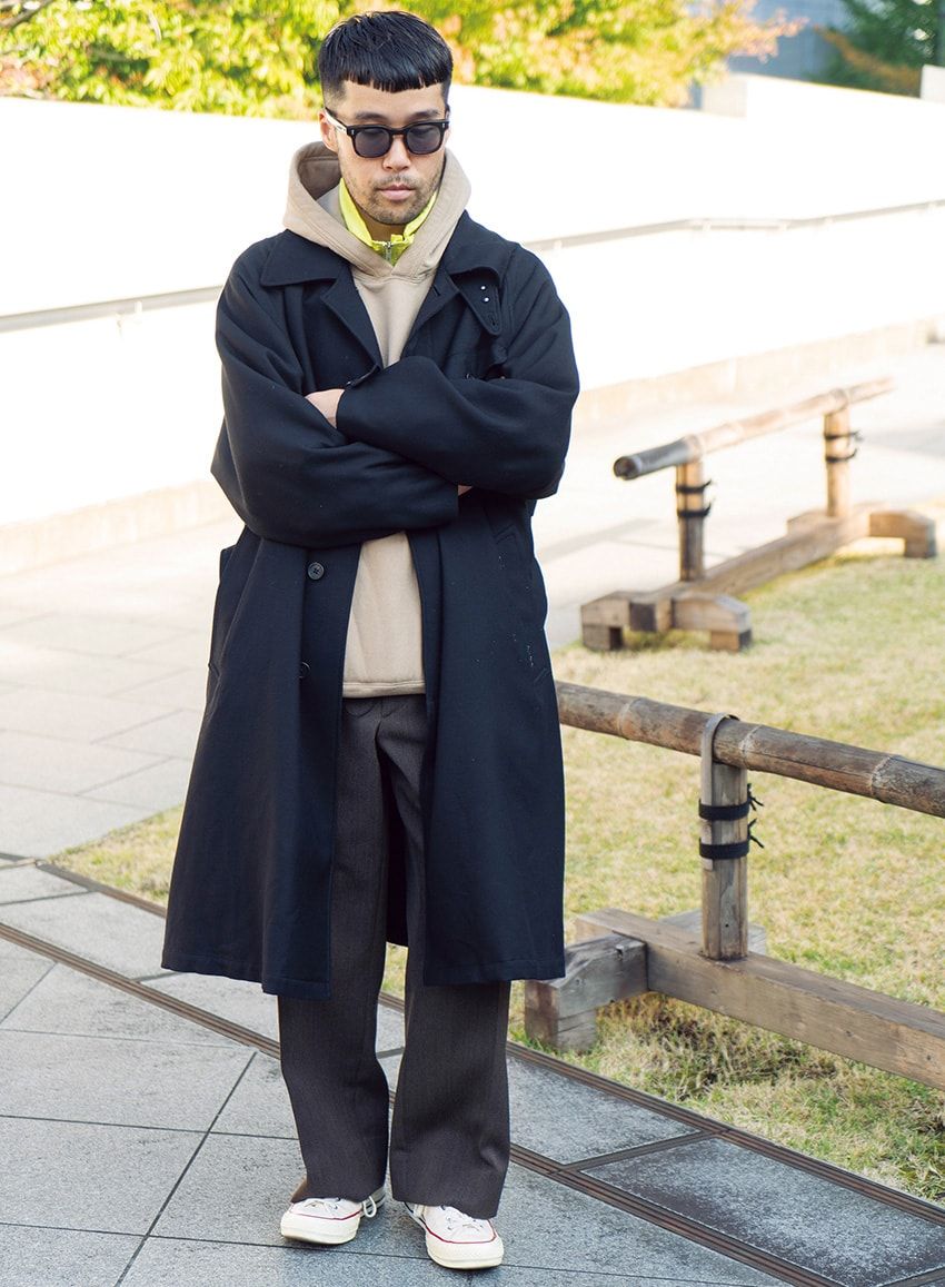 アウター別に見る“ワイドパンツ攻略術”。ロングコートからジャケットまでイッキ見！ - 9枚目の画像