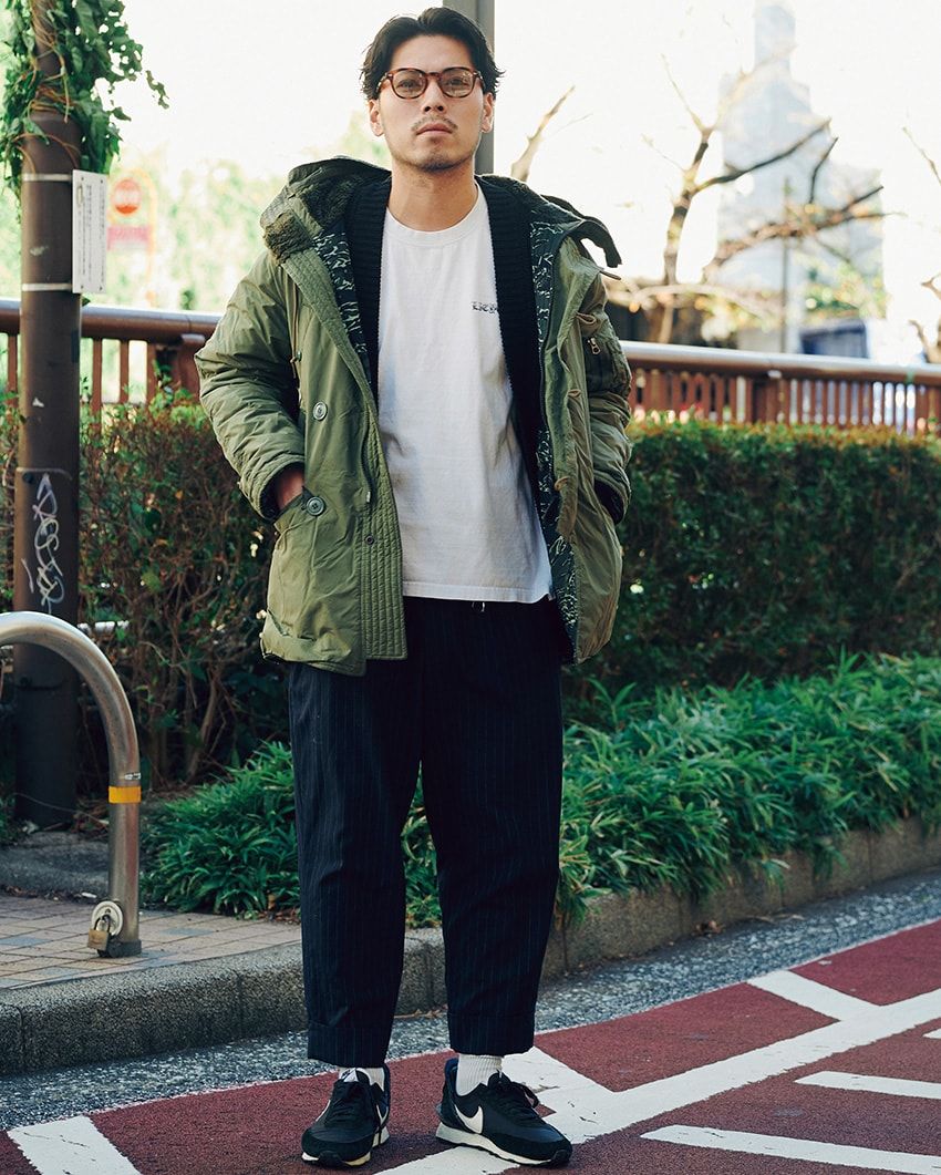 アウター別に見る“ワイドパンツ攻略術”。ロングコートからジャケットまでイッキ見！ - 6枚目の画像