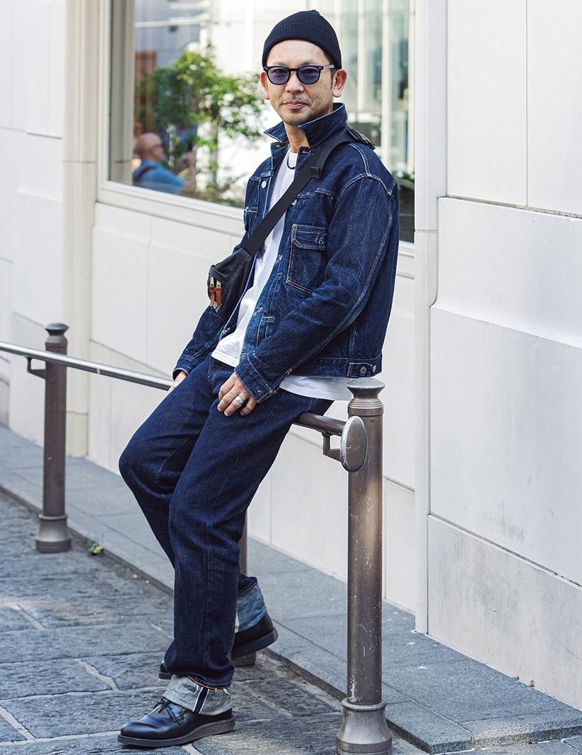 デニムで清潔感を纏う男たちをパパラッチ！上品さは配色やアイテム使いでプラスオン - 4枚目の画像