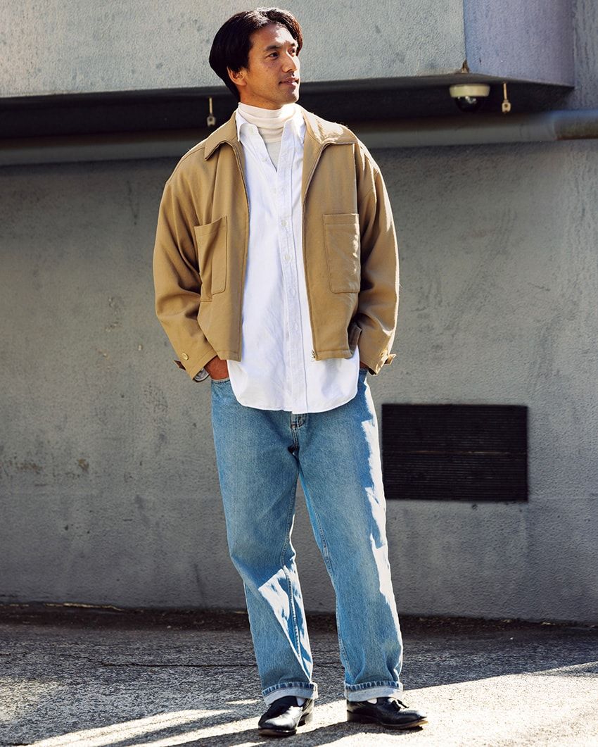 デニムで清潔感を纏う男たちをパパラッチ！上品さは配色やアイテム使いでプラスオン - 1枚目の画像