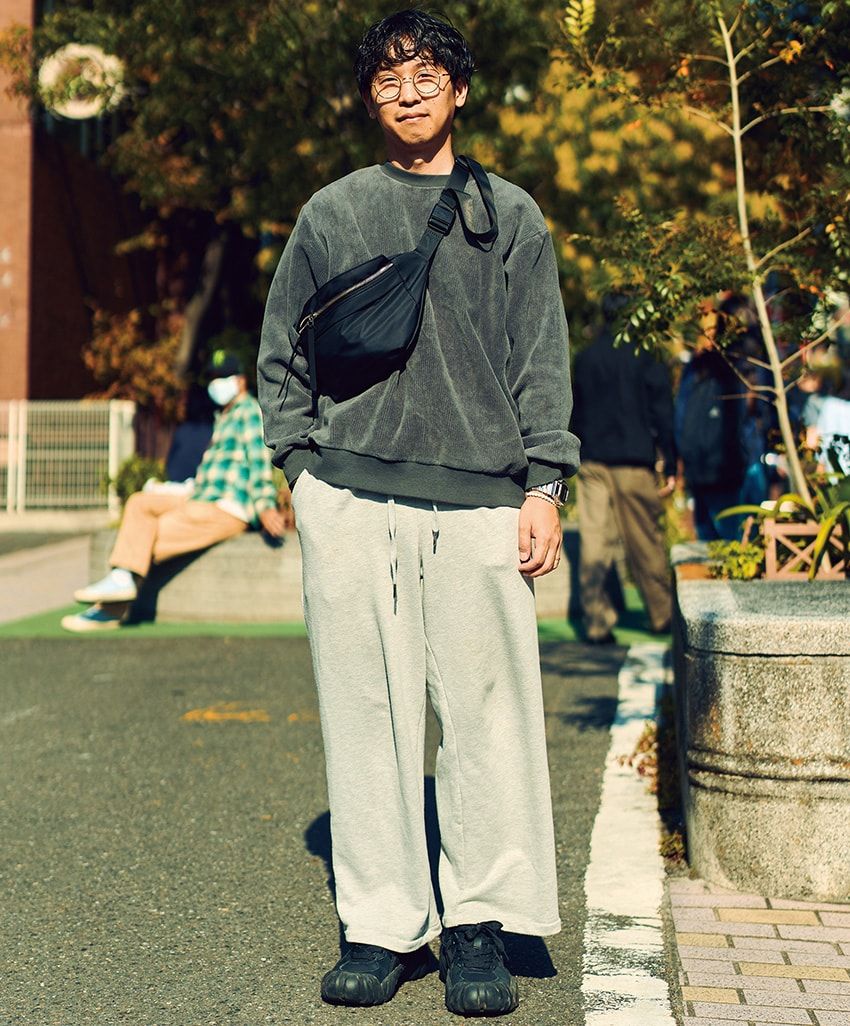 ニットorスウェットで作る冬のワンツーコーデ。スナップで見つけた9人の巧者たち - 2枚目の画像