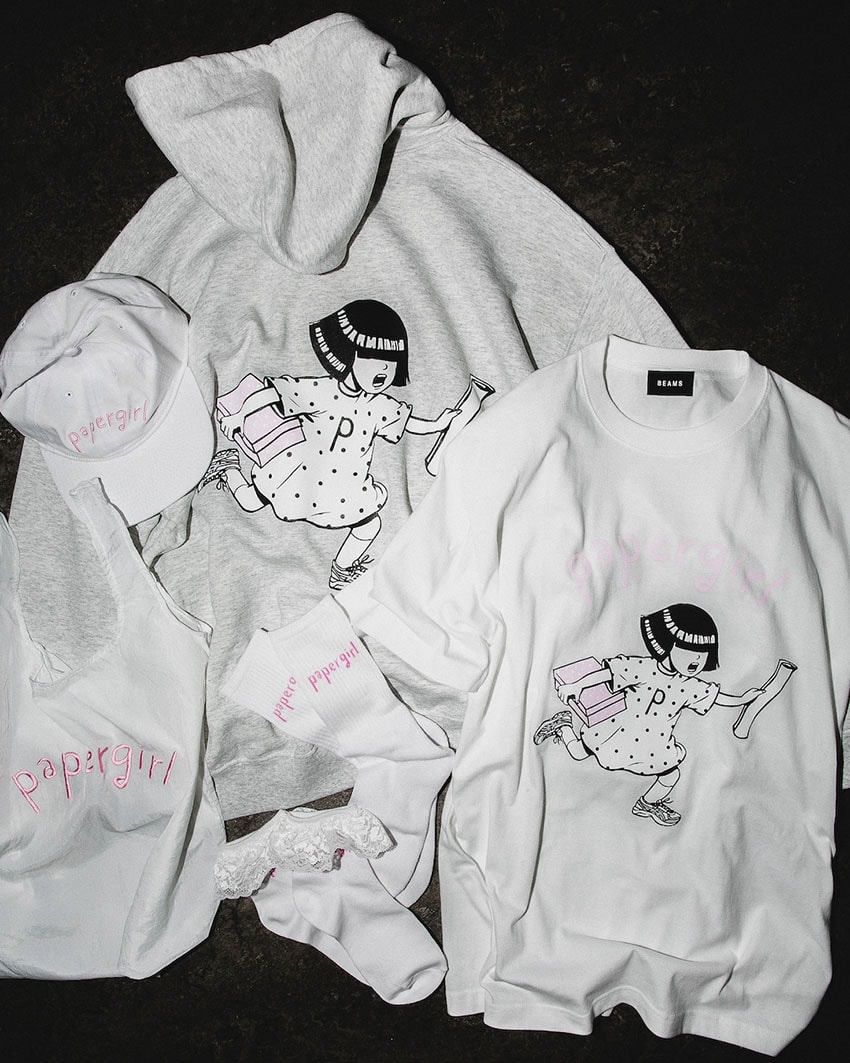 paperboyから「papergirl」デビュー。ビームスがアシックスや