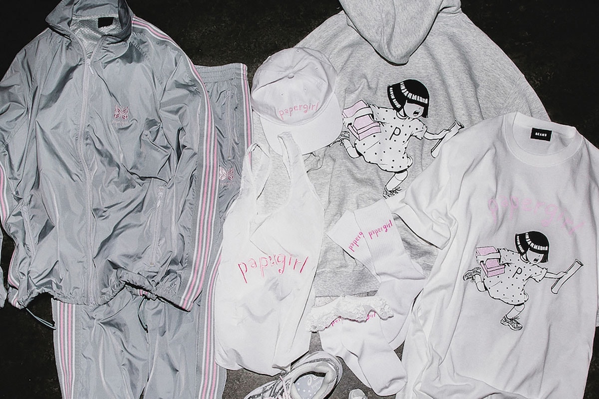 papergirl x BEAMS T-shirt XL ペーパーガール paperboyから「papergirl」デビュー。ビームスがアシックスや