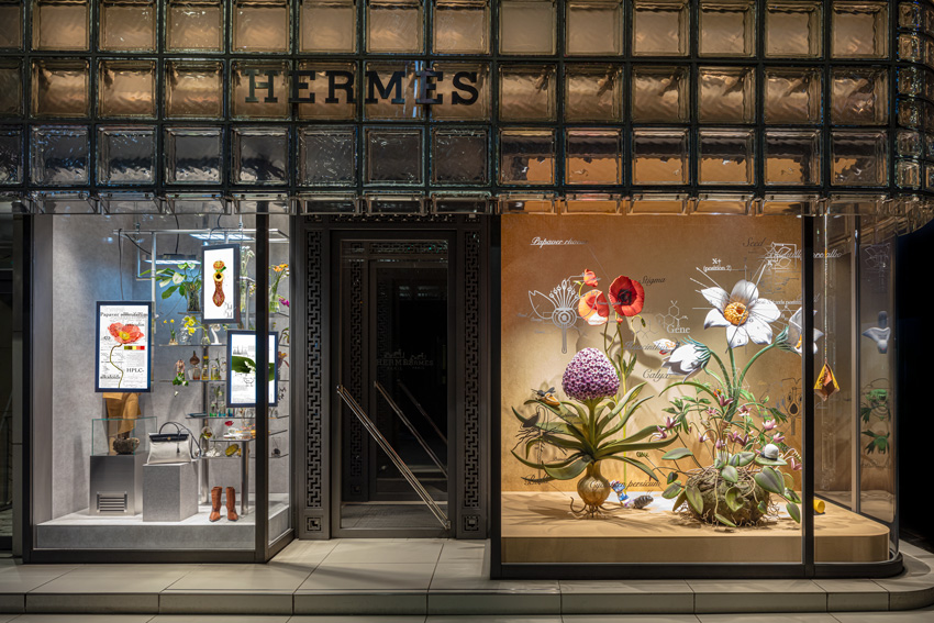 エルメスの期間限定フラワーショップは必見！ オレンジの花で溢れる