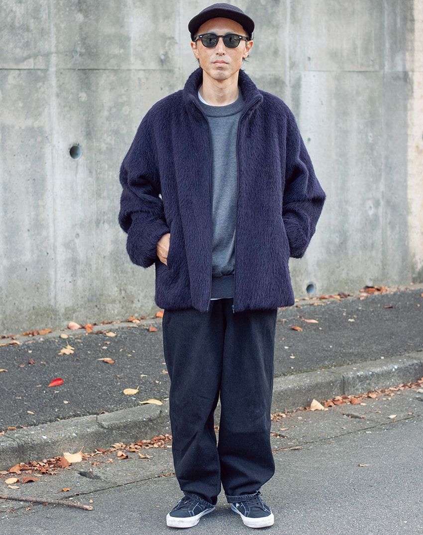 モヘアなどシャギーなニットが流行中。街で見つけた取り入れ上手な大人をスナップ！ - 1枚目の画像