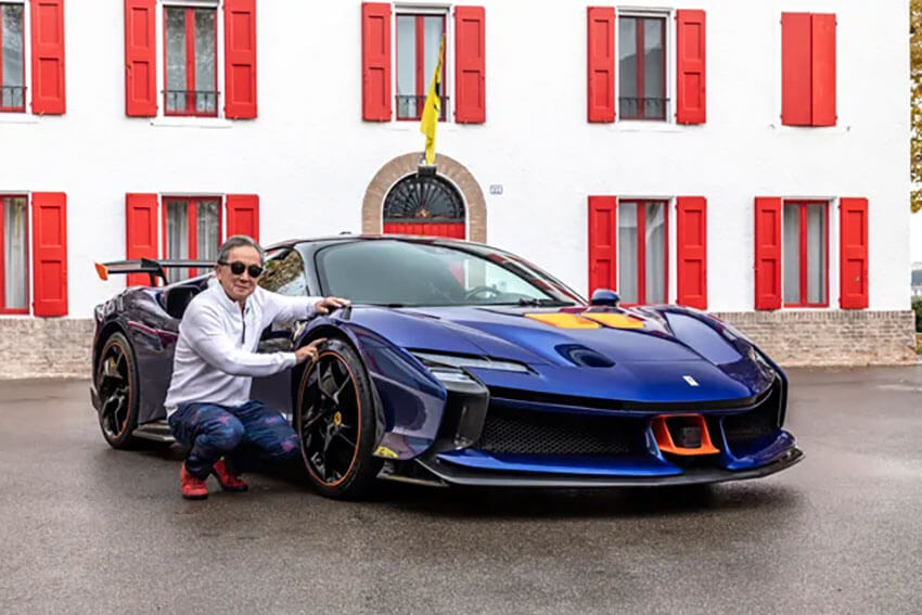 フェラーリ SF90 スパイダー 新車購入特典 カーボンキーボックス キーケース フェラーリ SF90 スパイダー 新車購入特典 カーボンキーボックス