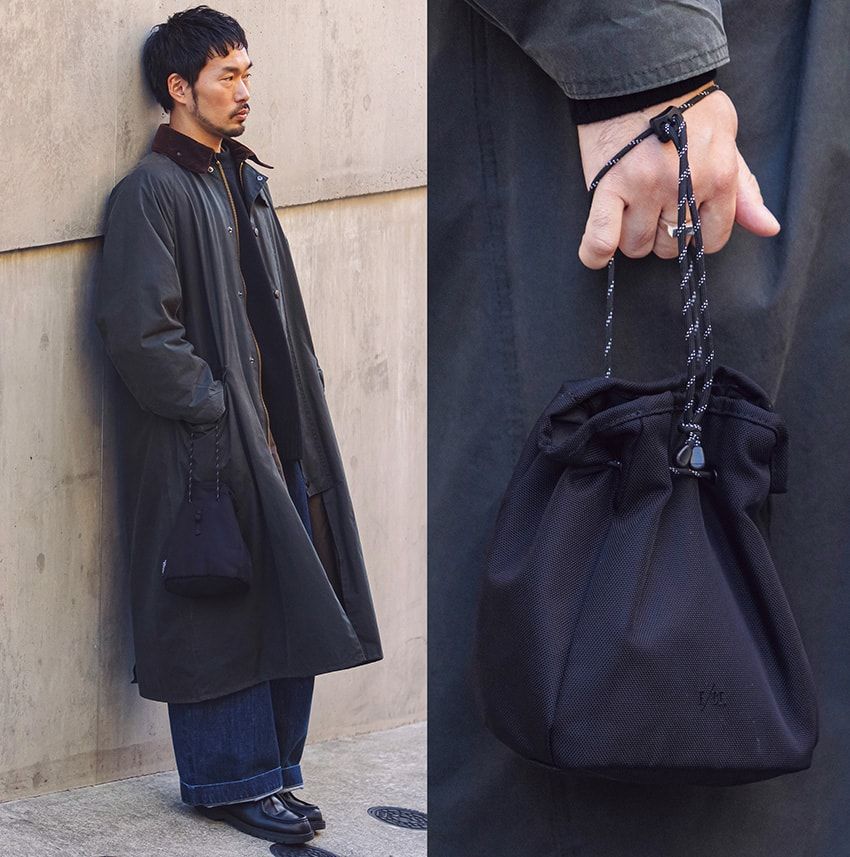 ワンマイル用バッグの新定番！ 街ブラの新相棒に“手モチ巾着”を選んだ7人のスタイル - 8枚目の画像