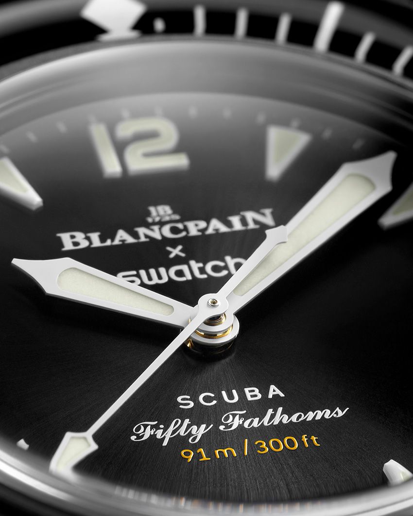 「スウォッチ×ブランパン」の最新は月の海がテーマ。初の白黒フィフティ ファゾムスに注目 - 4枚目の画像