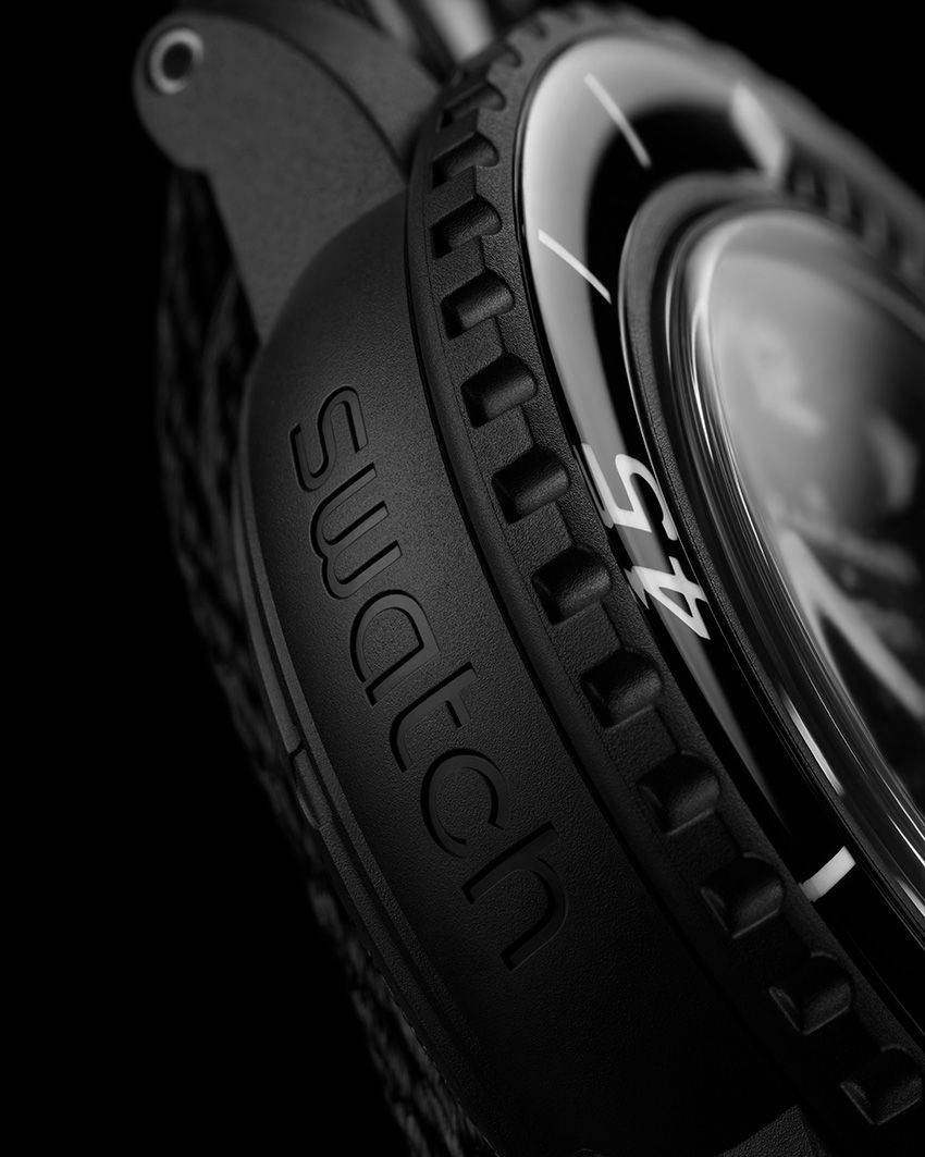 「スウォッチ×ブランパン」の最新は月の海がテーマ。初の白黒フィフティ ファゾムスに注目 - 7枚目の画像