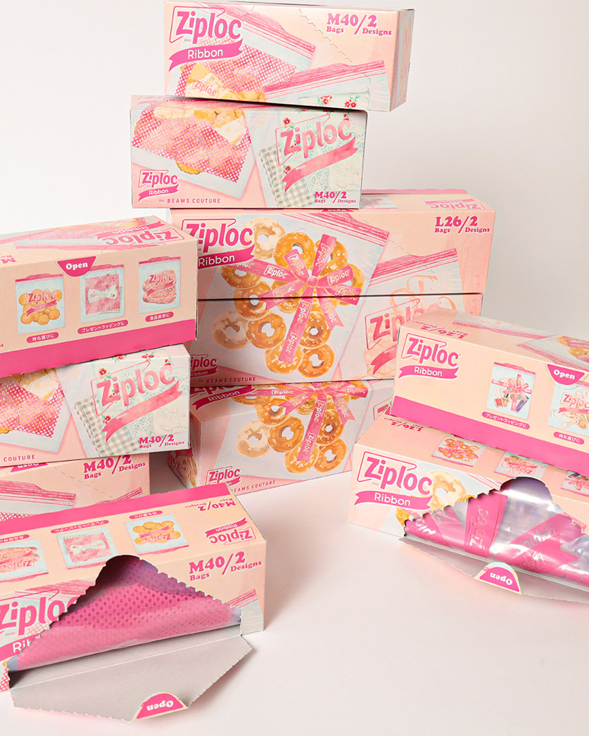 ジップロック」でギフトラッピング⁉︎ ビームスが見つけた意外な切り口