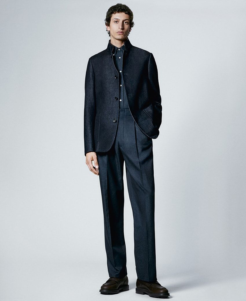 限定生産の極上デニム採用。ロロ・ピアーナの“着流し”最高峰ジャケット - 2枚目の画像