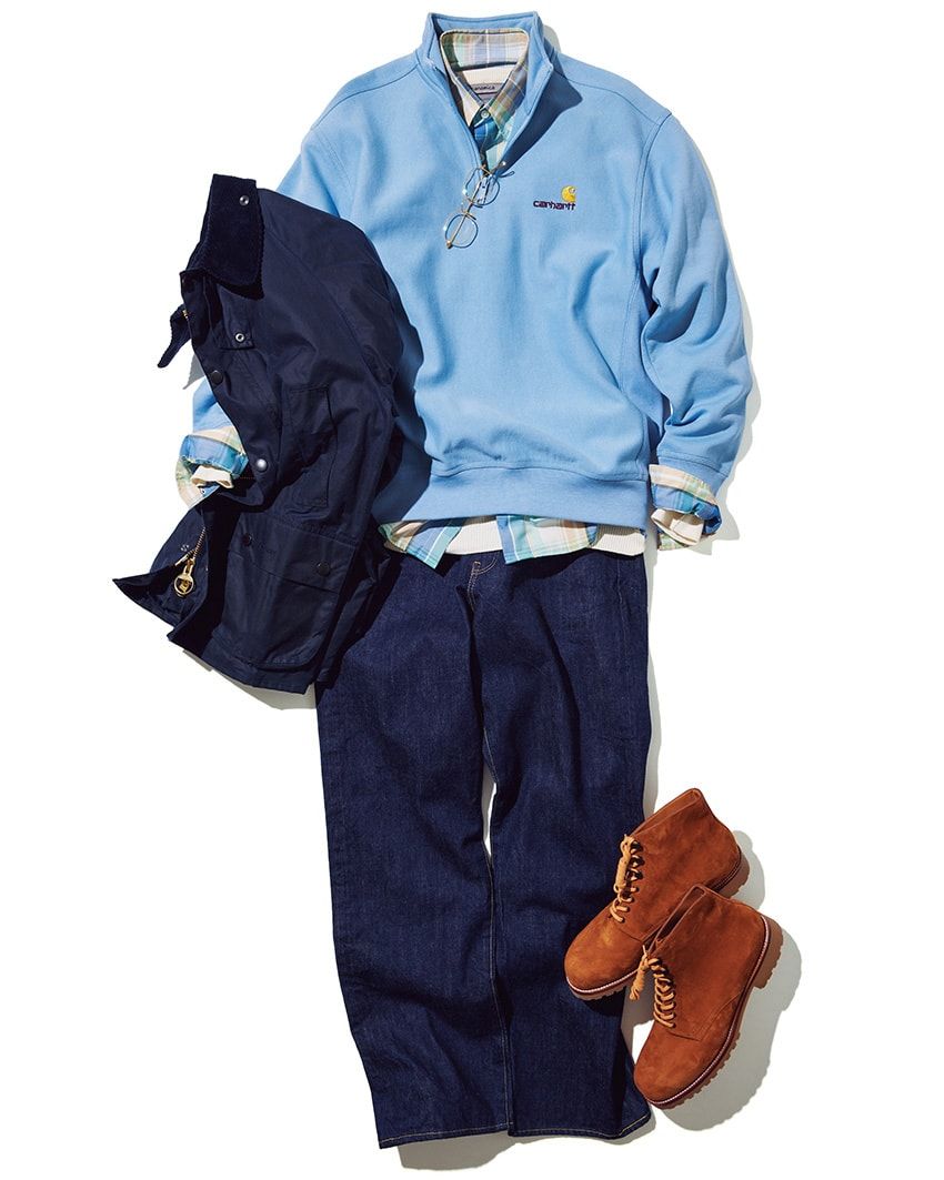 真冬から初春まで、スウェットを100%謳歌するスタイル集。“プルオーバー以外”にも注目！ - 6枚目の画像