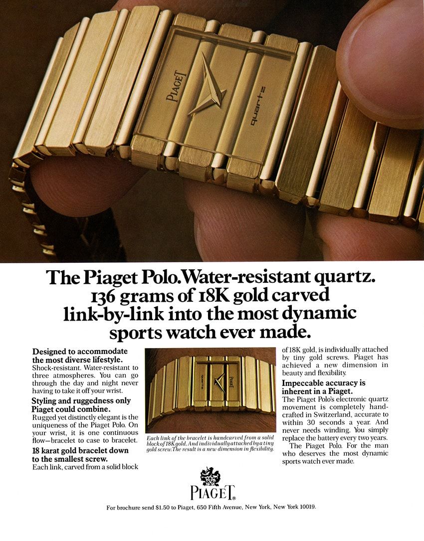 ピアジェ“金のポロ”が復刻。古き佳き80年代を振り返る、創業150周年記念として - 18枚目の画像
