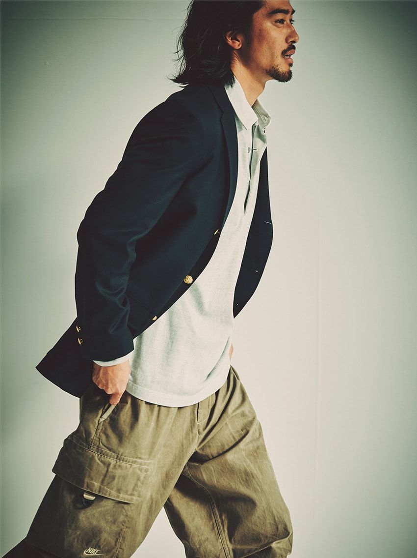 ブレザーコーデにラガーシャツが欠かせない。理由、選び方、着こなし好例を紹介 - 6枚目の画像