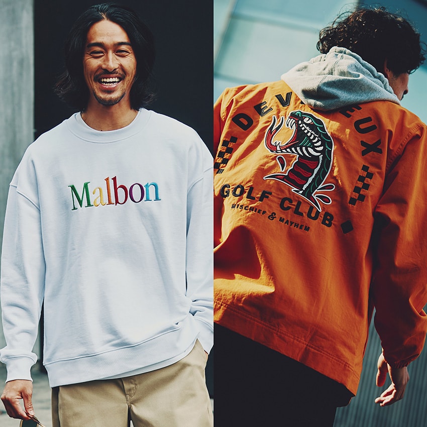 マルボン ゴルフ メンズ 長袖 Tシャツ malbon golf秋 imgrc0090956778.jpg