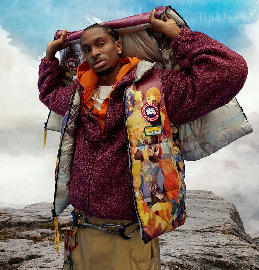 「カナダグース×キッドスーパー」NBAオールスター開催を祝すダウンやフリースなど4型登場 - 8枚目の画像