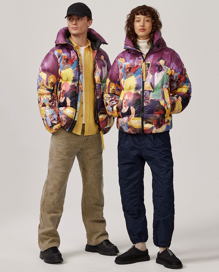   KidSuper Crofton Puffer 窪塚着 カナダグース×キッドスーパー」NBAオールスター開催を祝すダウンや