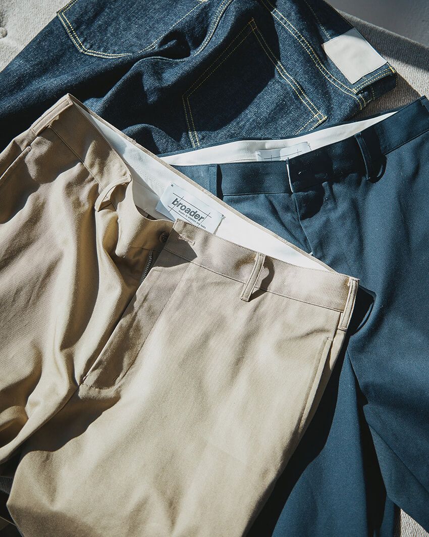 「ブローダー×オーシャンズ」大人見えするきれいめチノ！ ベージュとネイビー2色展開で10日間限定販売 - 2枚目の画像