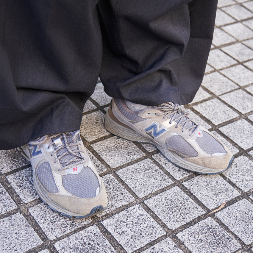 【New Balance】コーディネートしやすい！厚底スニーカー グレー New Balance】コーディネートしやすい！厚底スニーカー グレー