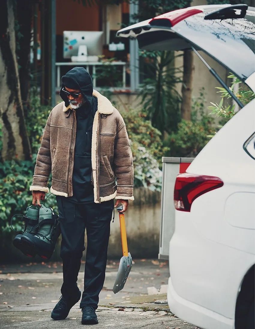 ムートン、ライダース、MA-1……種市 暁さんの“寒い日”の大人カジュアルコーデ9選！ - 2枚目の画像