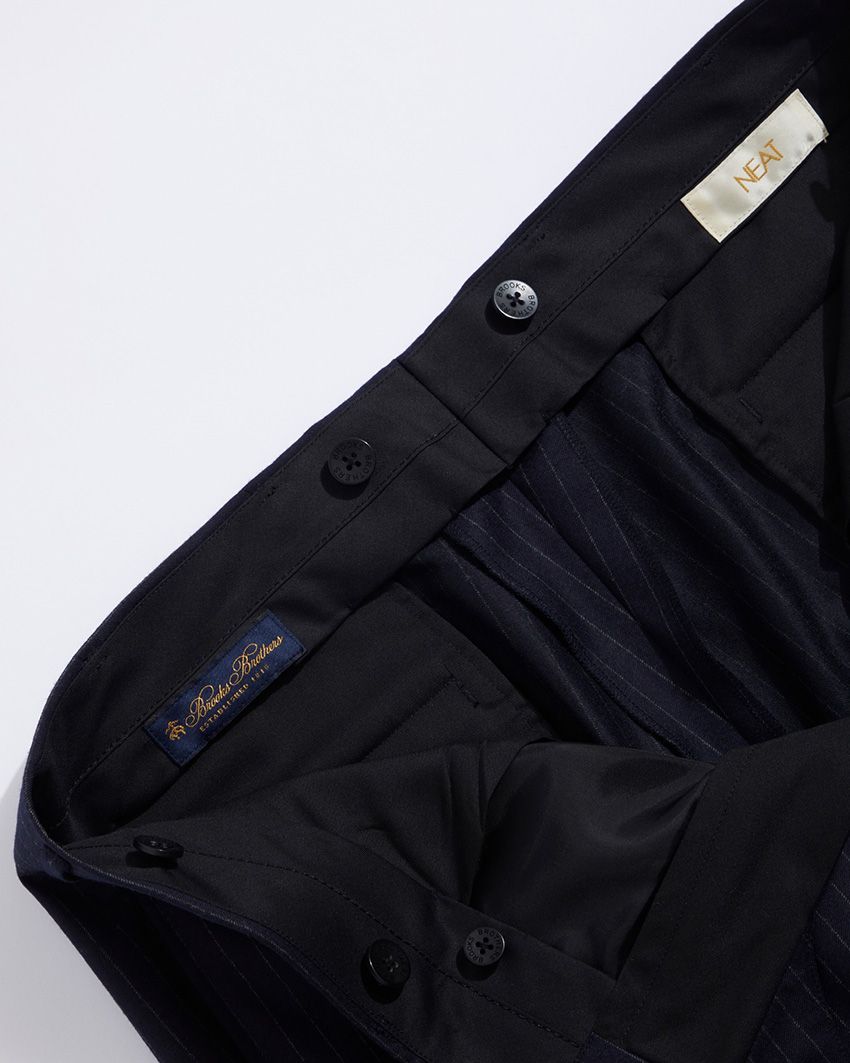 ブルックス ブラザーズ廃盤モデルがベース。ニート別注の第2弾はパンツとニットキャップ - 2枚目の画像