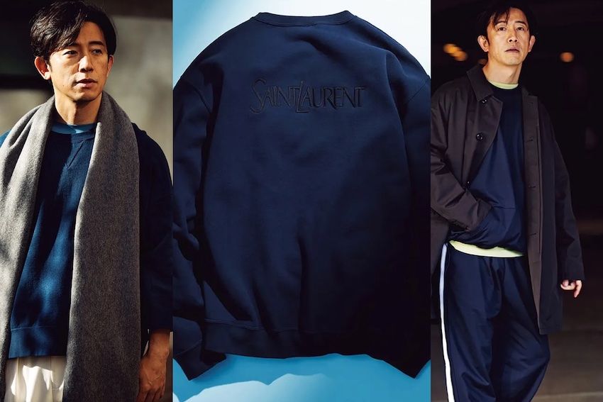 清潔感と上品さ。大人ファッションに欠かせない「青いスウェット」の選び方とコーデ術 - 2枚目の画像