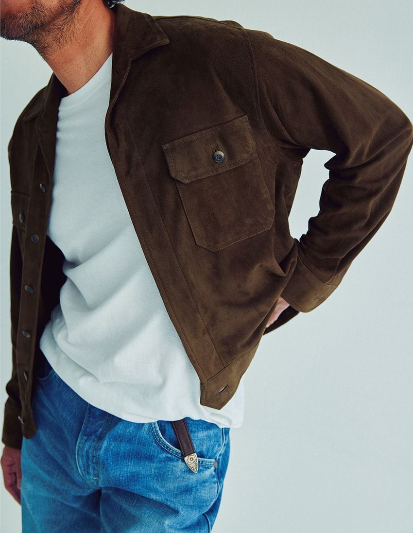 リーバイス、ラングラー、リー。デニム3大品番を“極上素材”で大人っぽくコーディネイト - 3枚目の画像